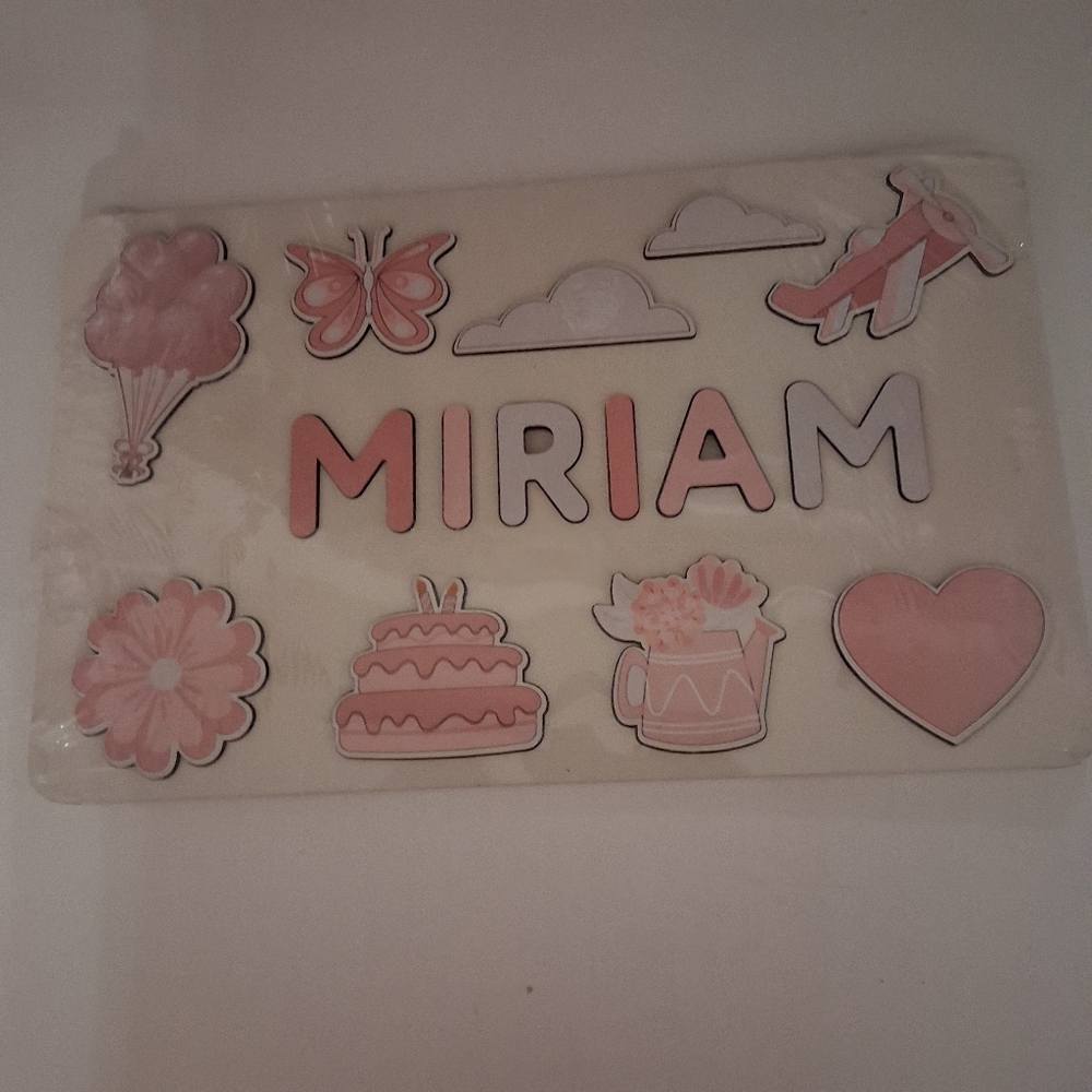 Miriam Name Wooden Puzzle